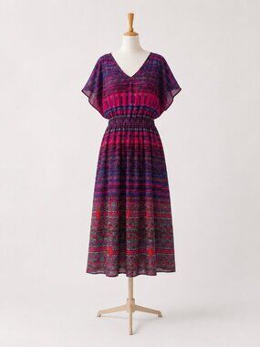 Flowy V-Neck Resort Dress